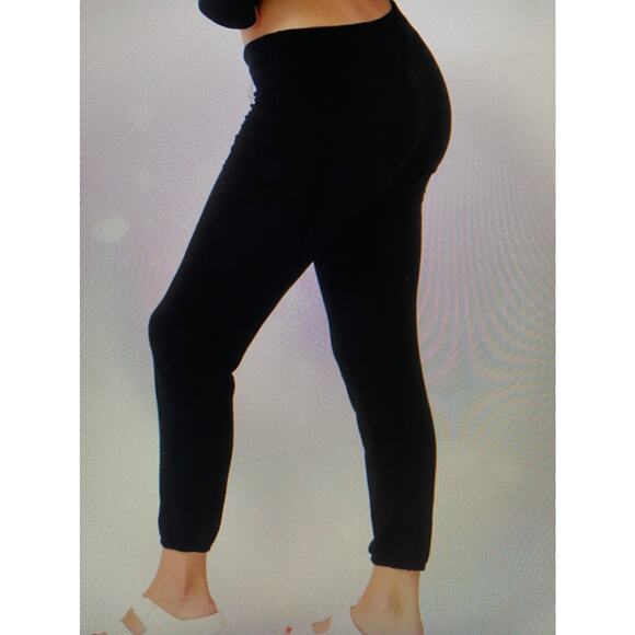 Monroe extra small black vintage Inspired sweatpants - Picture 2 of 7